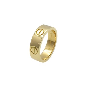 【二手名牌BRAND OFF】Cartier 卡地亞 18K黃金 Love 戒指 #50