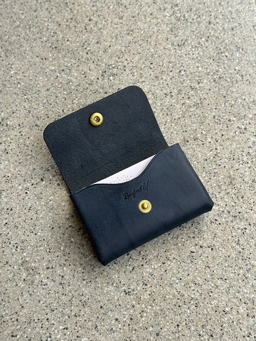 【手作革物】真皮多工大容量萬用包(藍)