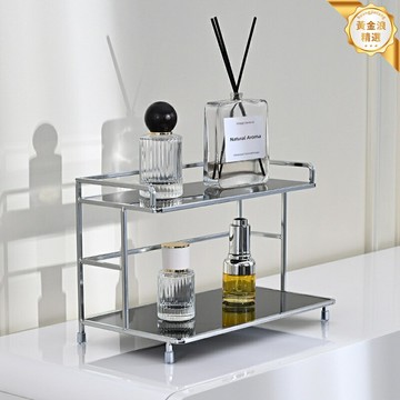 【免打孔收納】桌面置物架 水杯架 收納架 化妝品架 浴室廚房收納 鐵藝加厚 多功能分層 工位宿舍必備