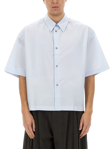 studio nicholson short-sleeved boxy shirt