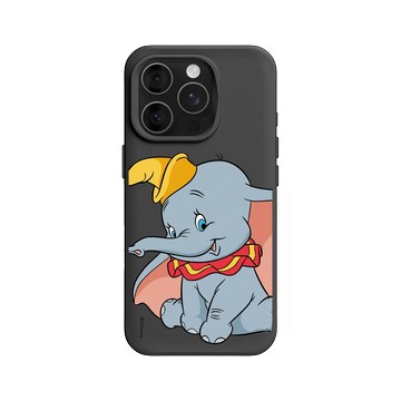 iPhone 16 Pro SolidX 黑 - 迪士尼-經典系列 Disney Classics - 小飛象 Dumbo - Cute