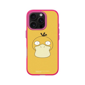 iPhone 16 Pro Clear 粉漾桃 - 寶可夢 Pokemon - 大臉系列-可達鴨