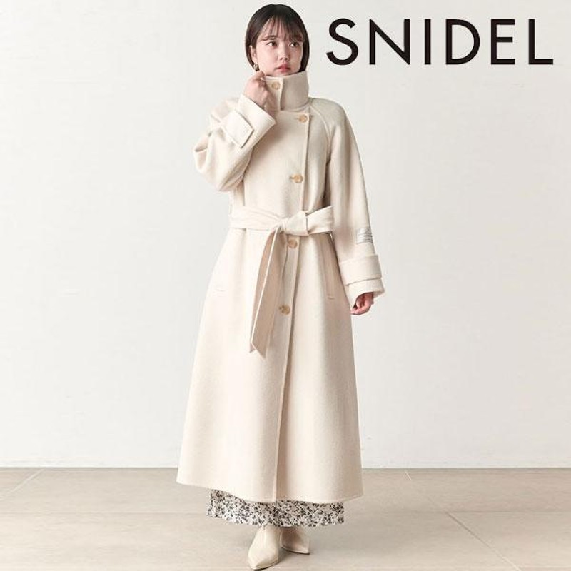 SALE スナイデル SNIDEL アウター 23秋冬 ウロコカシミヤロングコート ...