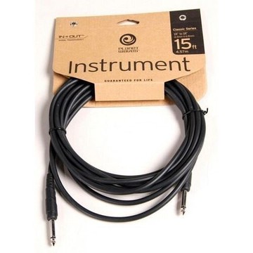 planet waves classic 經典系列電吉他/電貝斯 bass/鍵盤 4.5米雙直頭導線