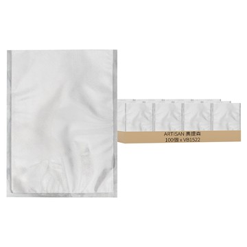 ARTISAN 奧堤森 網紋式真空包裝袋 PE/PA材質 15x22cm  VB1522  100個