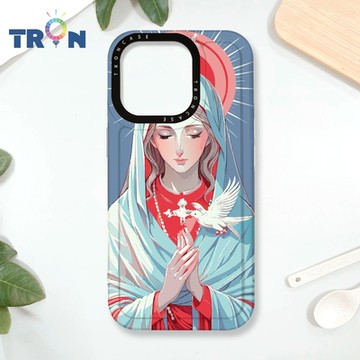 TRON IPHONE 16 PRO 聖母水彩 MAGSAFE 磁吸 防摔 太空殼 透白 手機殼