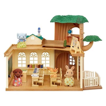 森林家族 森林大樹小學好朋友禮盒組  角色扮演玩具  激發想像力  1組  多色