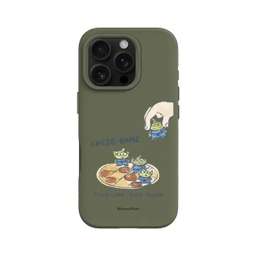 iPhone 16 Pro SolidSuit 海藻綠 - 迪士尼-玩具總動員 Toy Story - 三眼怪西洋棋玩具