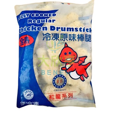 紅龍冷凍棒腿CAS(D6)原味【 約120公克*10支裝*每包1200公克】 可用氣炸鍋《大欣亨》