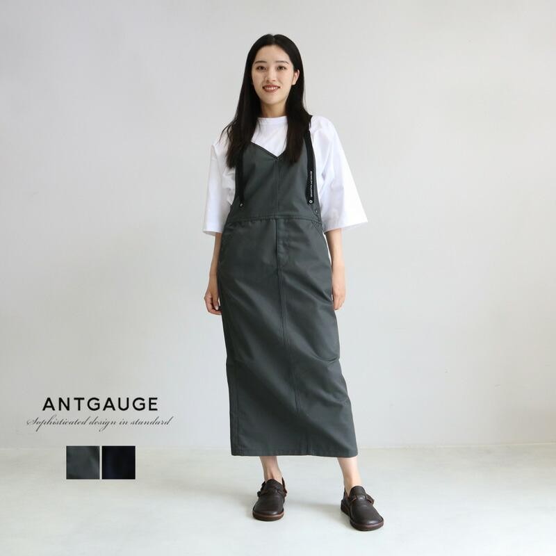 ANTGAUGE ボトム スカート デニム サロペット T/Cツイルサロペット