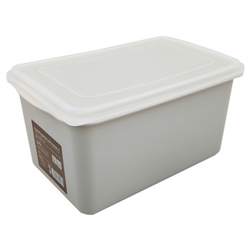 SHIMOYAMA 霜山 北歐風高位層架用提把式收納箱 5L  1個