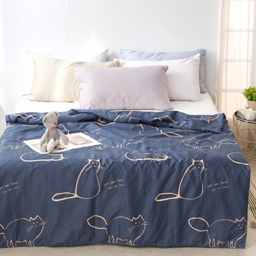 涼被 / 150x180cm / 舒柔棉 / 萌喵夢遊