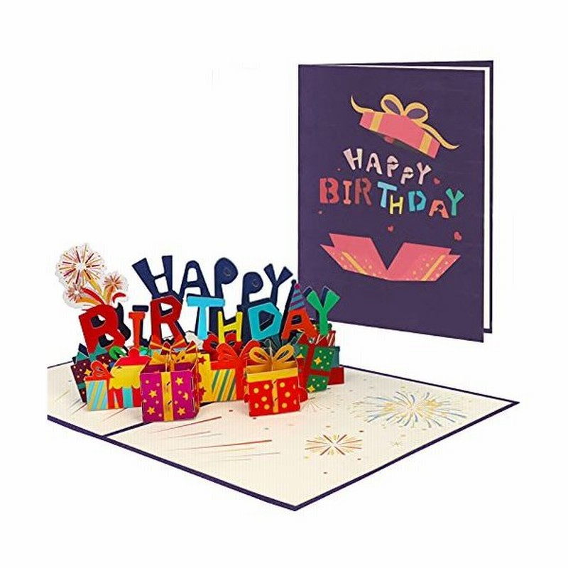 Toplive 3dポップアップカード 誕生日カード バースデーカード 立体 バースデー立体カード 可愛い誕生日カード Hapry Birthday 封筒やメッセージカード付き 3dグ 通販 Lineポイント最大0 5 Get Lineショッピング