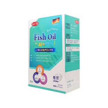 good Life 得意人生 超高單位德國魚油膠囊  700mg  30顆  1盒