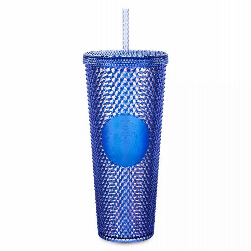 スターバックス コーヒー ドリンクカップ スタッド ダイヤモンドカット タンブラー カップ ブルー Studded Tumbler Cup Starbucks ディズニー スタバ 通販 Lineポイント最大0 5 Get Lineショッピング