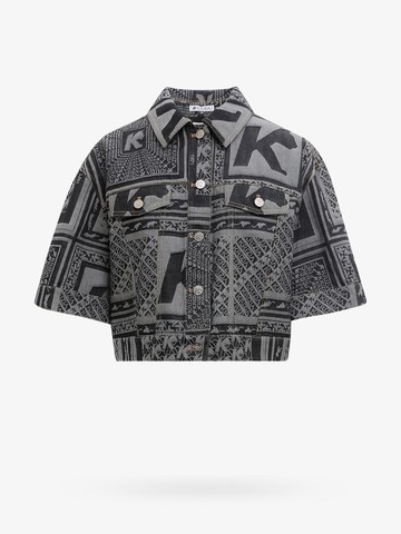 Cotton jacket with short sleeve - K KRIZIA - gender_Woman