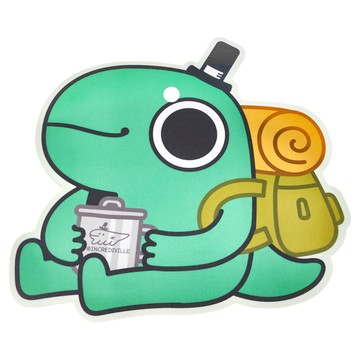 CCHING 青青文具 怪奇事物所造型滑鼠墊 244x225x3mm  綠色  1個