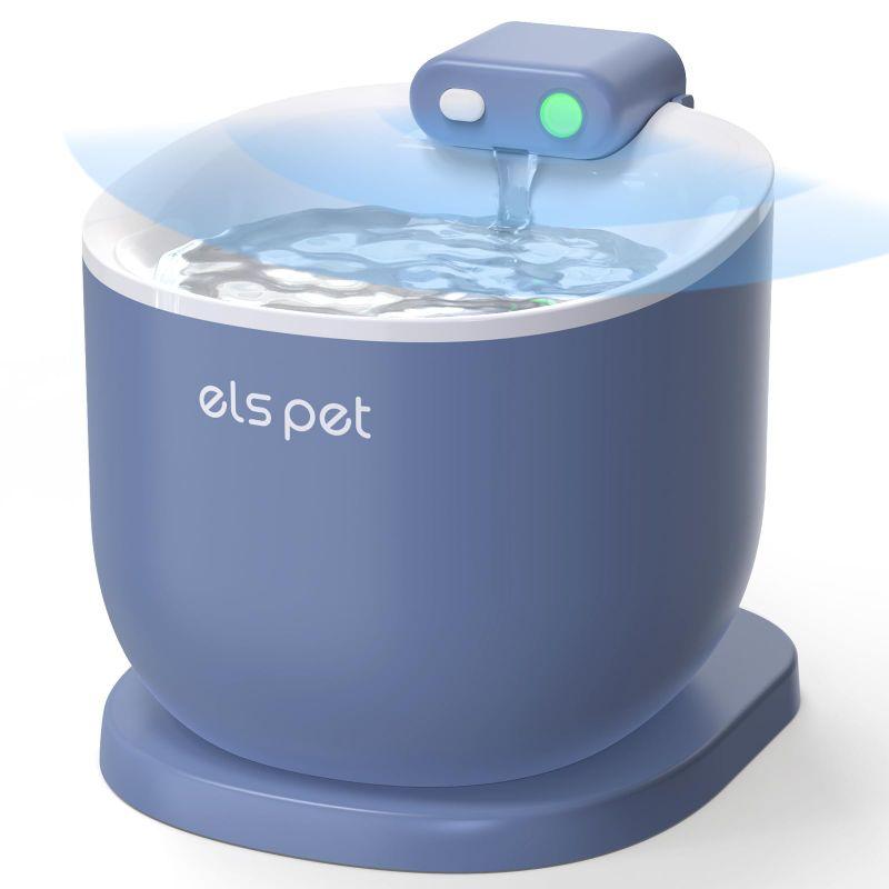 業界初ポンプレス技術ELS PET 猫 水飲み器 自動給水器 コードレス 電池