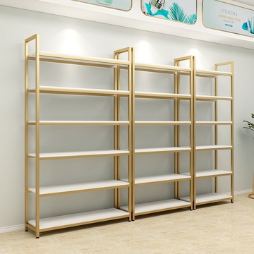 優購生活~鋼木貨架置物架門店多層展示架超市母嬰鞋包化妝品樣品陳列架貨柜貨櫃 展示櫃 高低櫃 電視櫃 書櫃 貨架 展架
