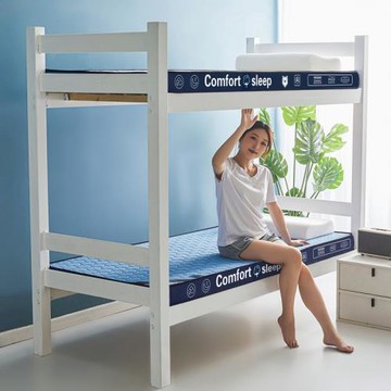 可折疊乳膠床墊加厚單人學生宿舍0.9m上下鋪1褥子1.2m打地鋪睡墊5