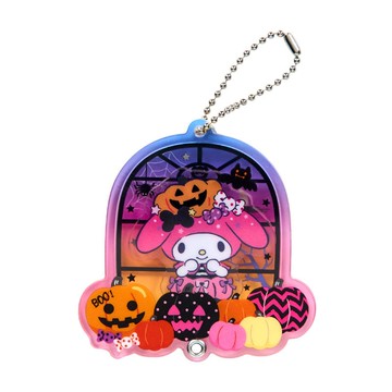 asdfkitty*美樂蒂 萬聖節南瓜 壓克力相框吊飾 掛飾-日本正版商品