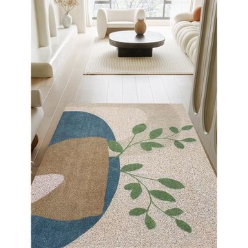 絲圈侘寂風進門戶外地墊可愛日式大門口踩腳墊子家用入戶門墊地毯