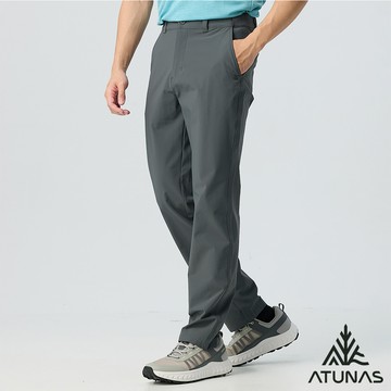 【ATUNAS 歐都納】男款都會彈性長褲A1PA2524M墨灰