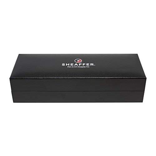 Sheaffer 300 Series Fountain Pen Glossy Black ー Chrome Trim 万年筆 (並行輸入品)