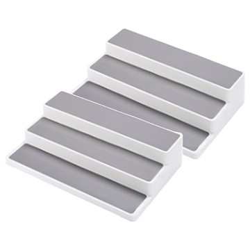 品屋 分層收納架  白色  2個