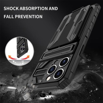 適用蘋果14pro手機殼14promax卡包收納14plus保護套氣囊防摔iphone14promax插卡外殼十四por收縮支架卡套max