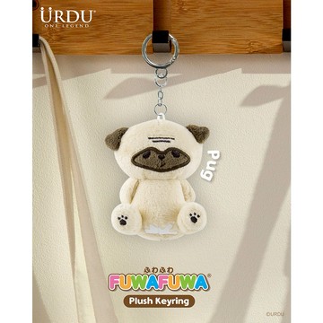 【野獸國】巴哥犬 絨毛吊飾 FUWAFUWA系列｜URDU