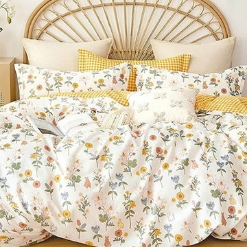 J-bedtime 床寢時光 天絲舖棉兩用被套6件式床罩組 VMB7873L  春天花語  雙人加大  被套