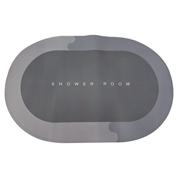 硅藻泥地墊 Set 3個  58 x 38cm  高級黑