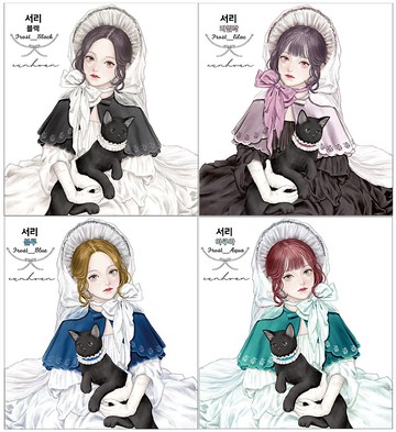 霧面半身貼紙 (4色)