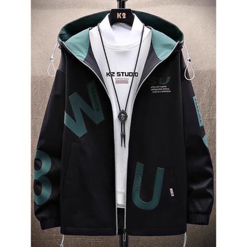 2025春秋季15男孩薄款夾克青少年13歲大童外套16初中學生潮流秋裝