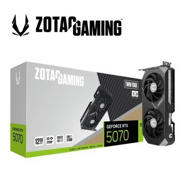 ZOTAC 索泰 RTX 5070 Twin Edge OC 顯示卡+華擎 ASRock SL-850GW 白 雙8/金牌