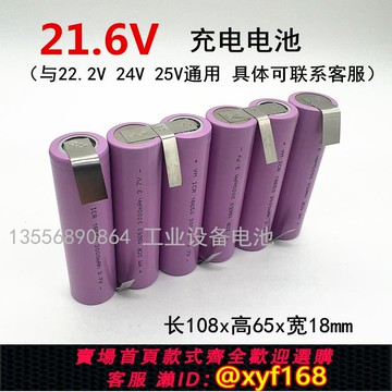 {可打統編 保固一年}適用掃地機無線 線吸塵器21.6V鋰電充電電池22.2V電動工具動力電池