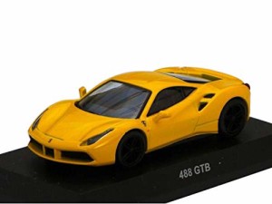 京商 64 フェラーリ ミニカーコレクション１２ ４８８ＧＴＢ 黄色(中古品)