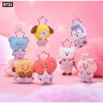 官方正品 BTS 防彈少年團 BT21旅行系列 娃衣 應援棒頭套 玩偶鑰匙扣掛件 棉花娃娃 應援棒保護套 燈套 斜挎包