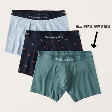 AF a&f Abercrombie & Fitch 男性內褲 單件 綠色 2226