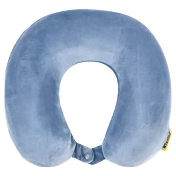 Travel Blue 英國藍旅 記憶U型枕  超柔親膚材質  放鬆肩頸部 舒緩壓力  可拆洗布套  30 x 30 x 9cm  藍色