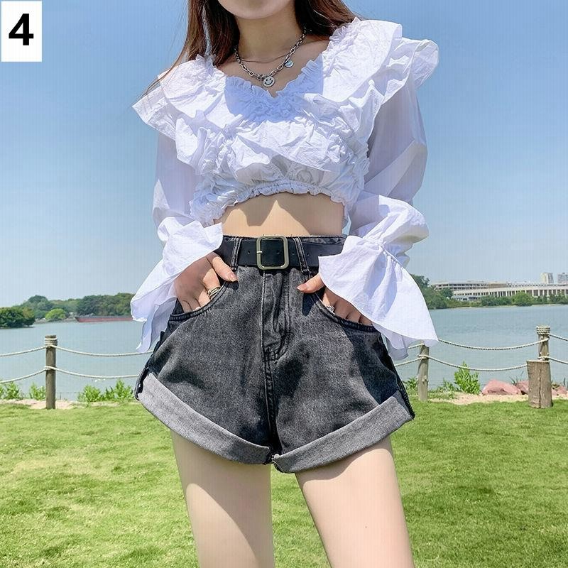 高級な ショートデニム デニム ショーパン 夏 海 ショートデニムパンツ 