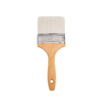 4吋高級櫸木棉柔彈性化纖刷