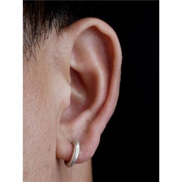 925純銀耳環 24/S原創設計師款 925銀C形耳釘飾品Dou VIXTORM