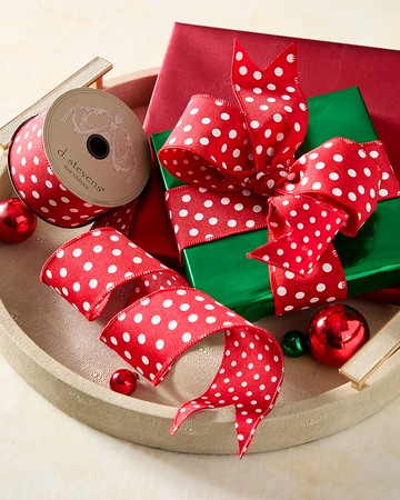 Polka Dot Ribbon, 2.5" x 10 Yards