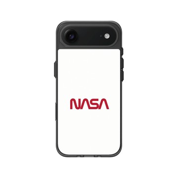iPhone Air Clear (相機按鈕) 酷墨灰 - NASA - The Worm (White)