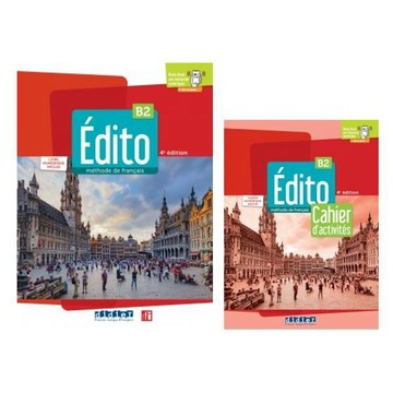 [華通書坊][法語 French]Édito B2 課本/練習本 Perrard 9782278104307/9782278108145