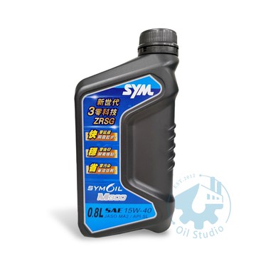 《油工坊》【整箱24罐/免運】SYMOIL  三陽   SYM M300 15W40 機油 0.8L 陶瓷汽缸