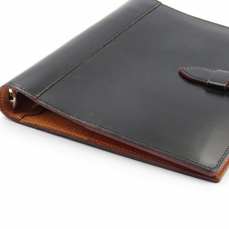 GANZO（ガンゾ） システム手帳バインダーミニ ブラック GANZO ガンゾ