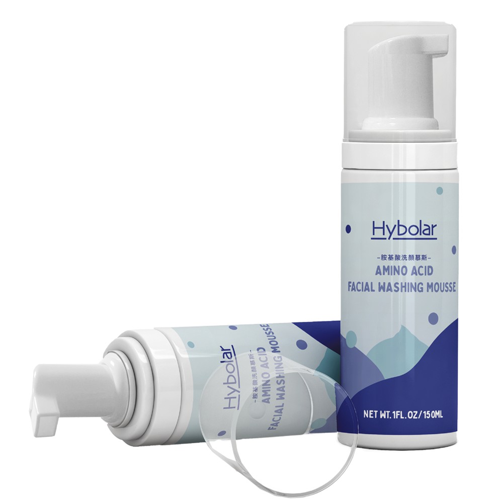 Hybolar 胺基酸潔顏慕斯150ml 洗顏慕斯胺基酸洗面乳全胺基酸配方深層清潔不緊繃洗顏洗卸慕斯 蝦皮商城